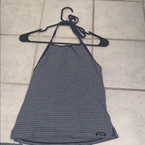 Abercrombie & Fitch Tops - Striped Holter tie tank top